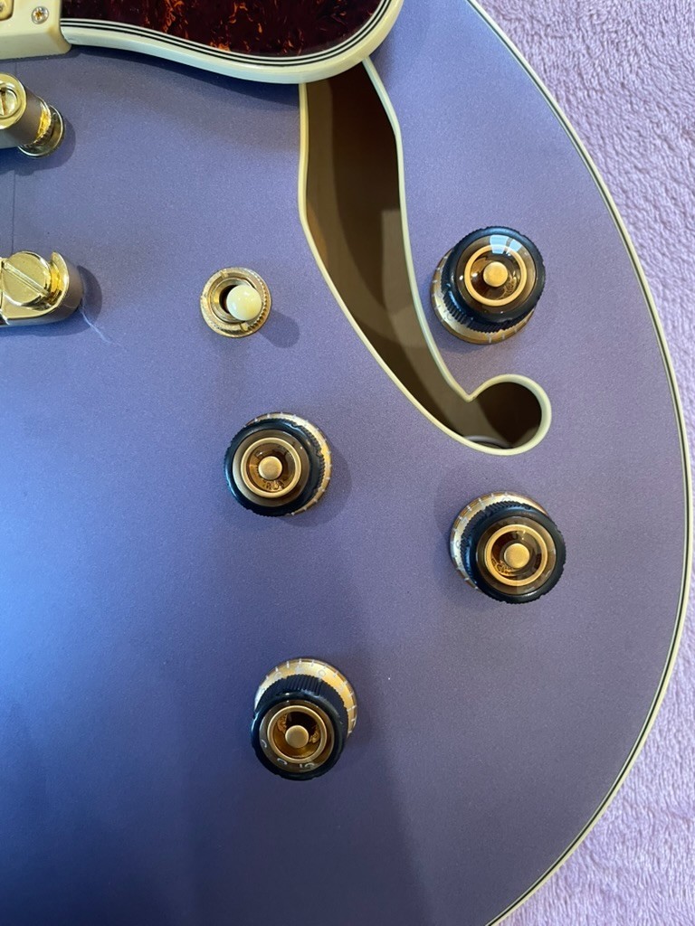 Ibanez Artcore AS73G Semi-Hollowbody Electric Guitar – Metallic Purple Flat