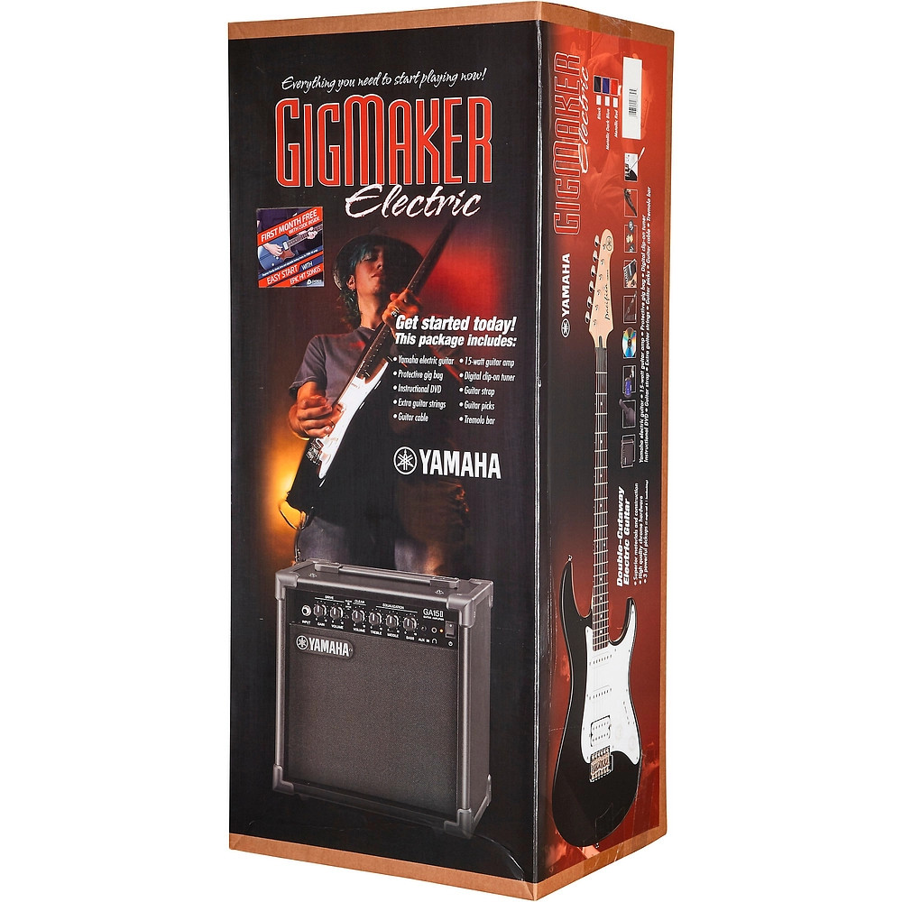 Yamaha GigMaker EG Electric Guitar Pack Metallic Red