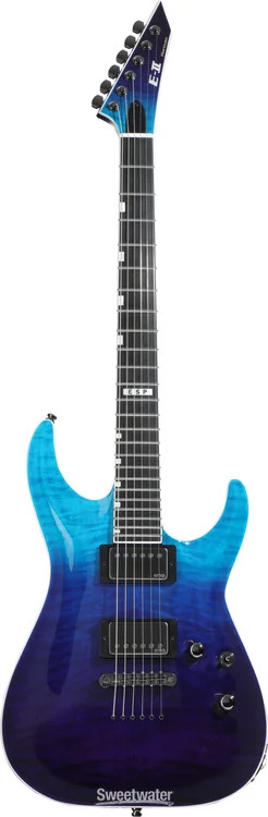 ESP E-II Horizon NT-II Electric Guitar – Blue Purple Fade, Dent and Scratch