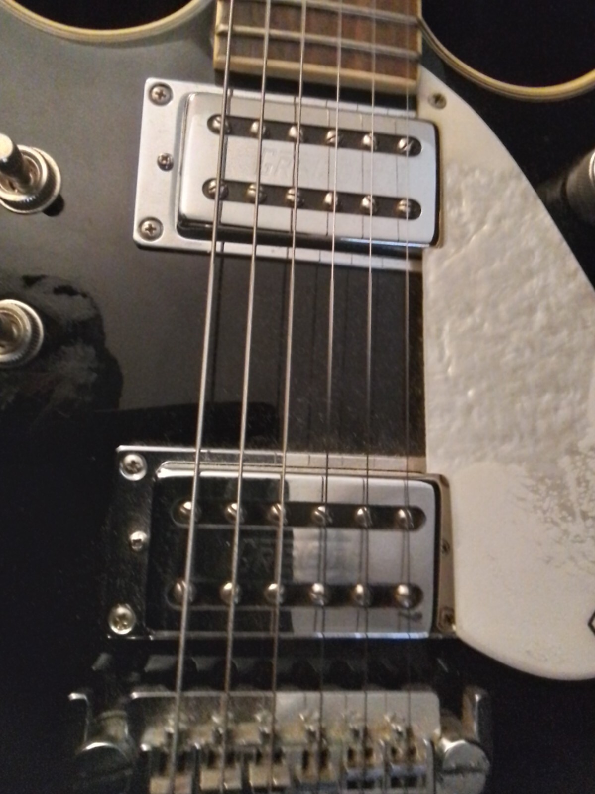 GRETSCH G2921 Black Double Jet Solid Body Guitar – 1998 Korean Made