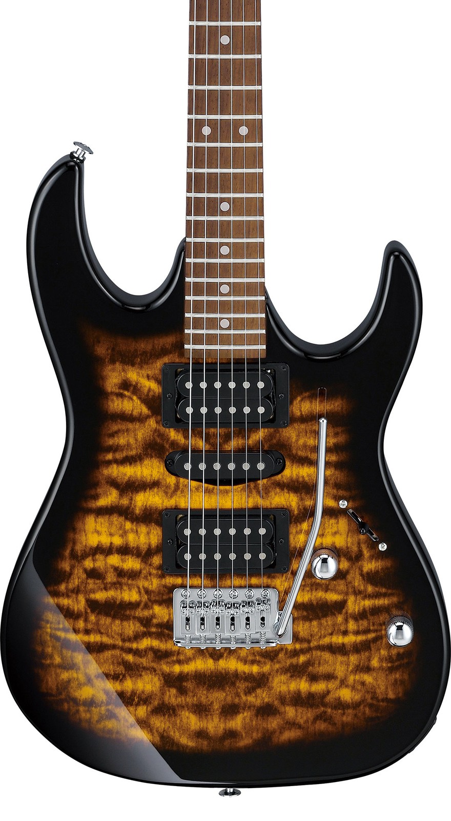 Ibanez GRX70QA RG Gio Electric Guitar – Sunburst w/ Gig Bag