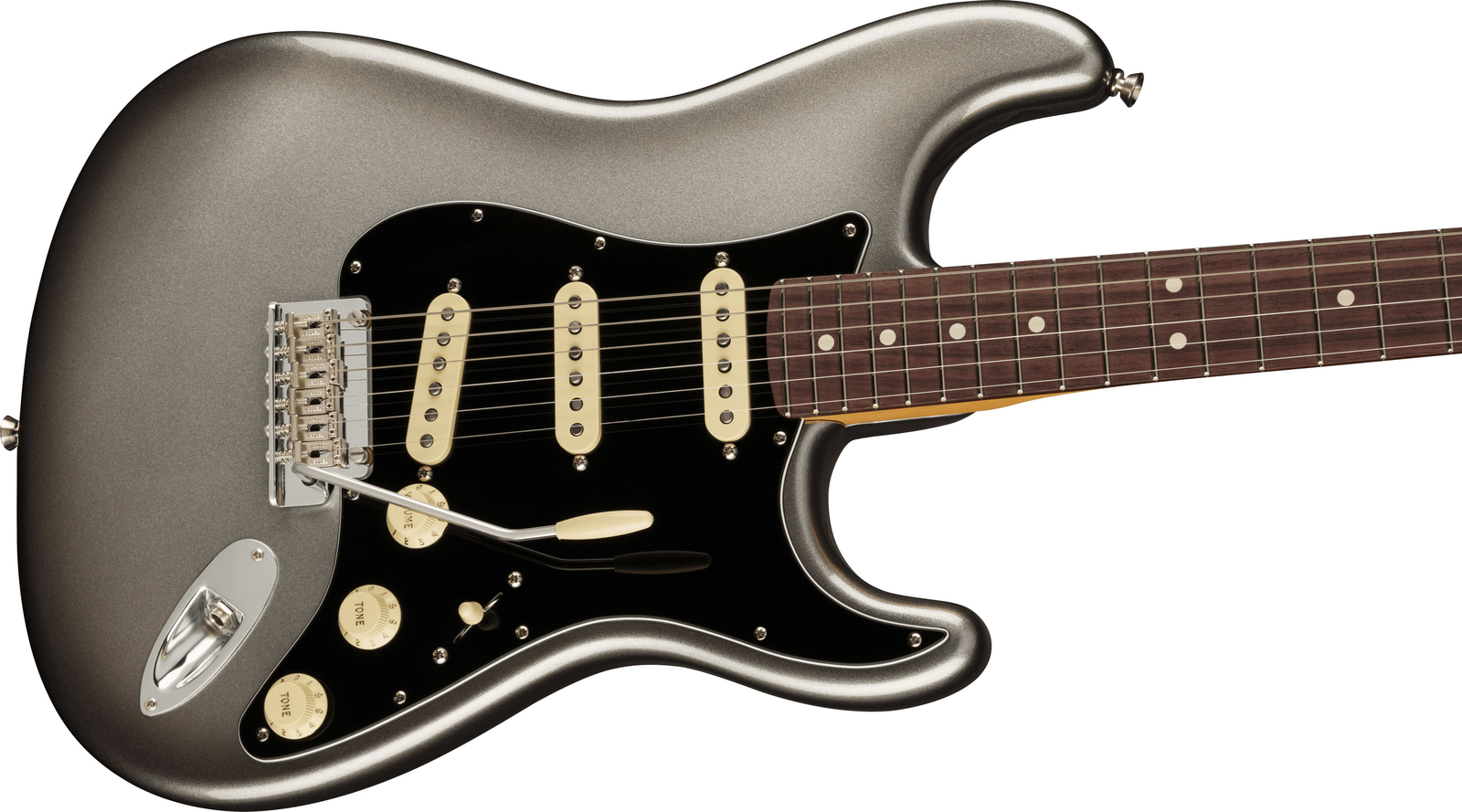 Fender American Professional II Stratocaster – Mercury with Rosewood Fingerboard