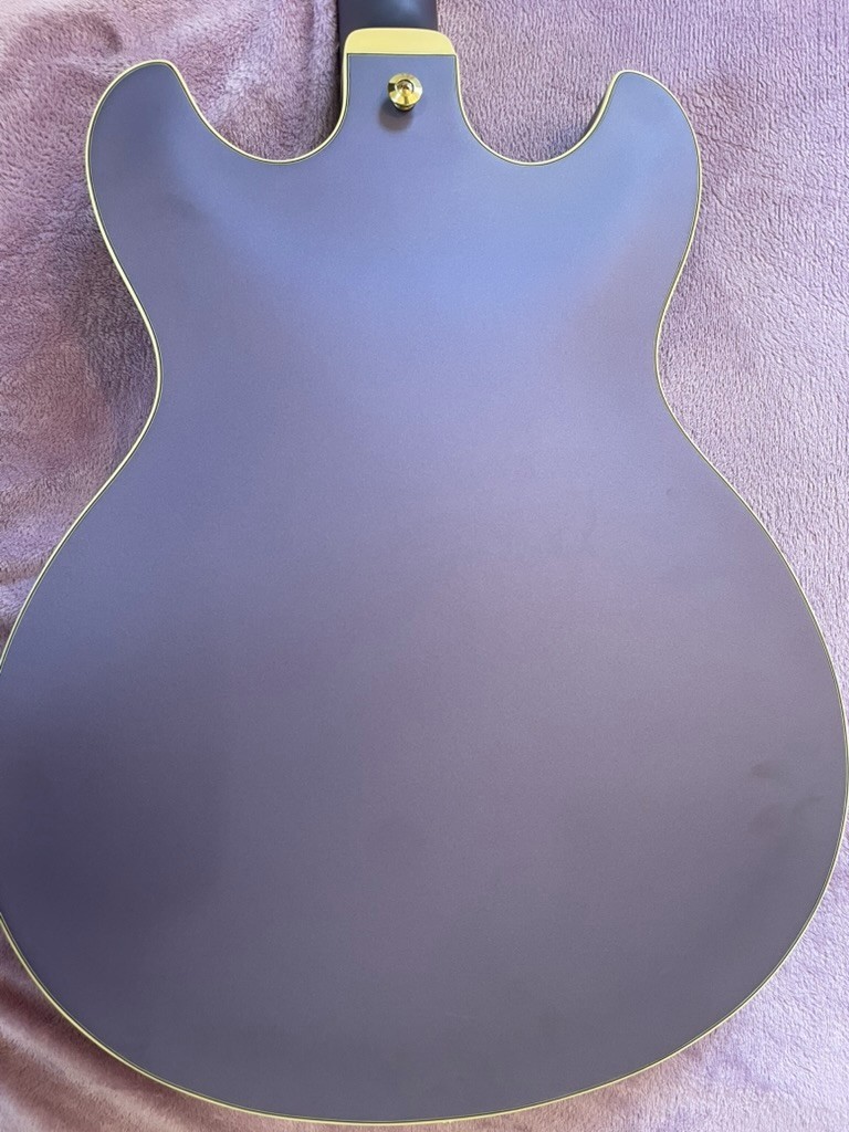 Ibanez Artcore AS73G Semi-Hollowbody Electric Guitar – Metallic Purple Flat