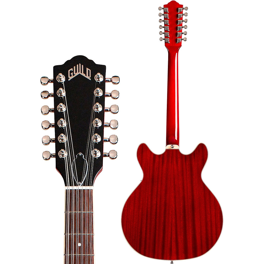 Guild Starfire I12 12String SemiHollow Electric Guitar Cherry Red