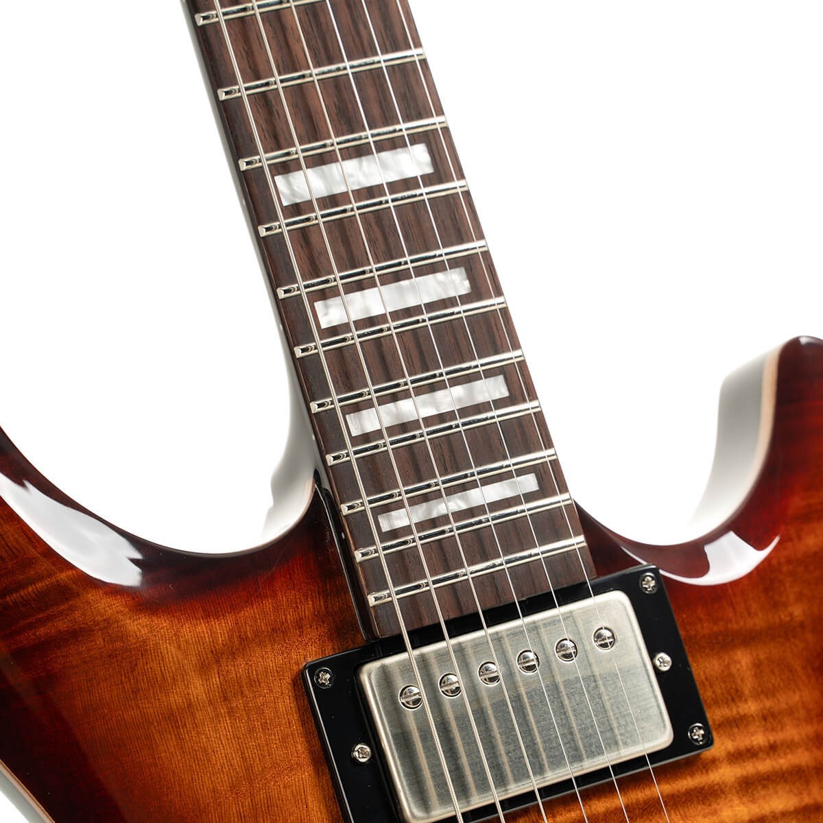 Cort M600 Tobacco Sunburst Flame Maple Top Double Cutaway Electric Guitar