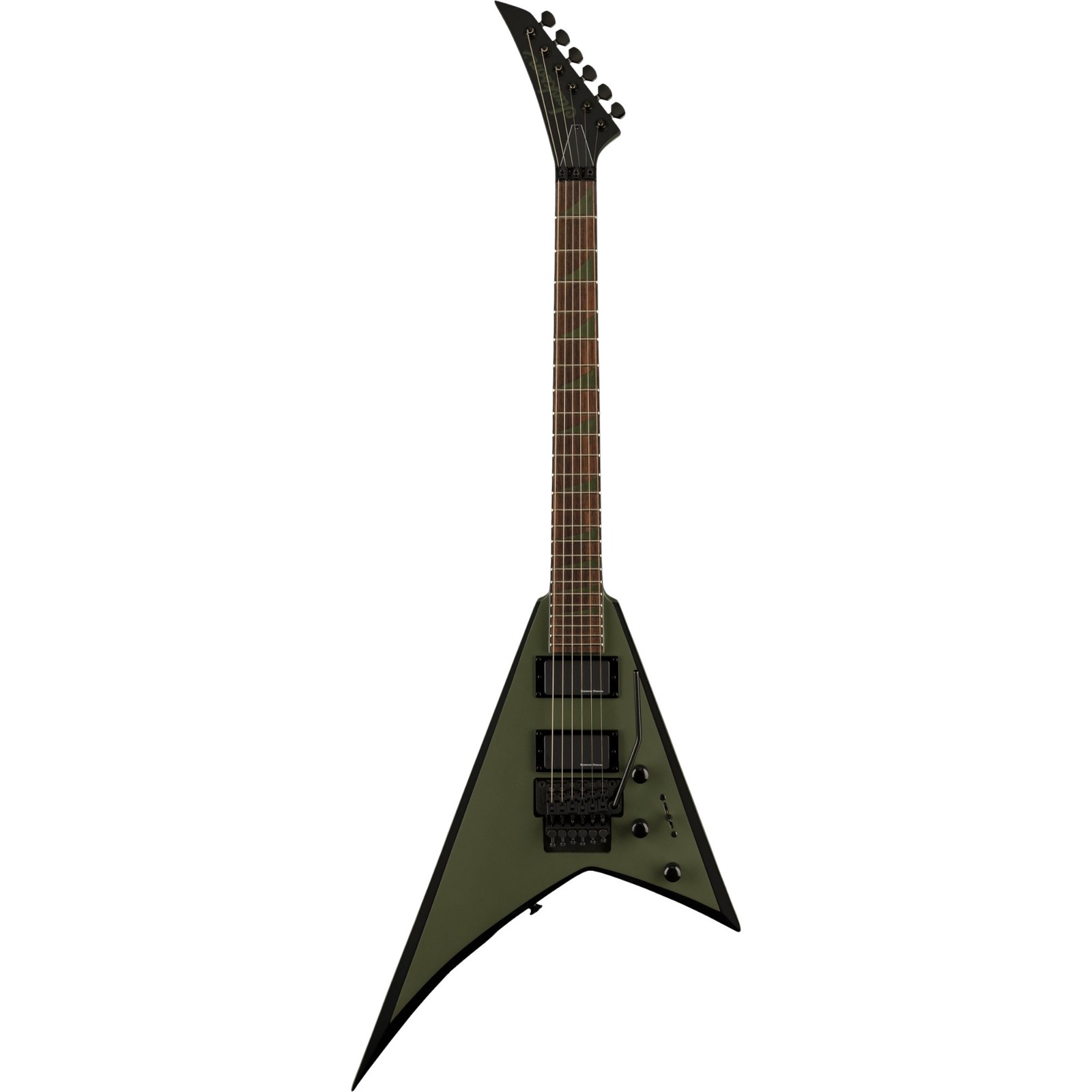Jackson X Series Rhoads RRX24 Electric Guitar, Matte Army Drab/Black Bevels