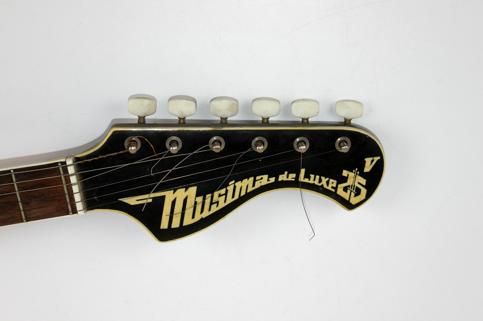 Vintage Electric Guitar MUSIMA de LUXE 25V 6 String East Germany Rare