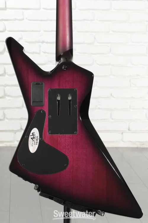 Schecter E-1 FR S Special Edition Electric Guitar – Trans Purple Burst