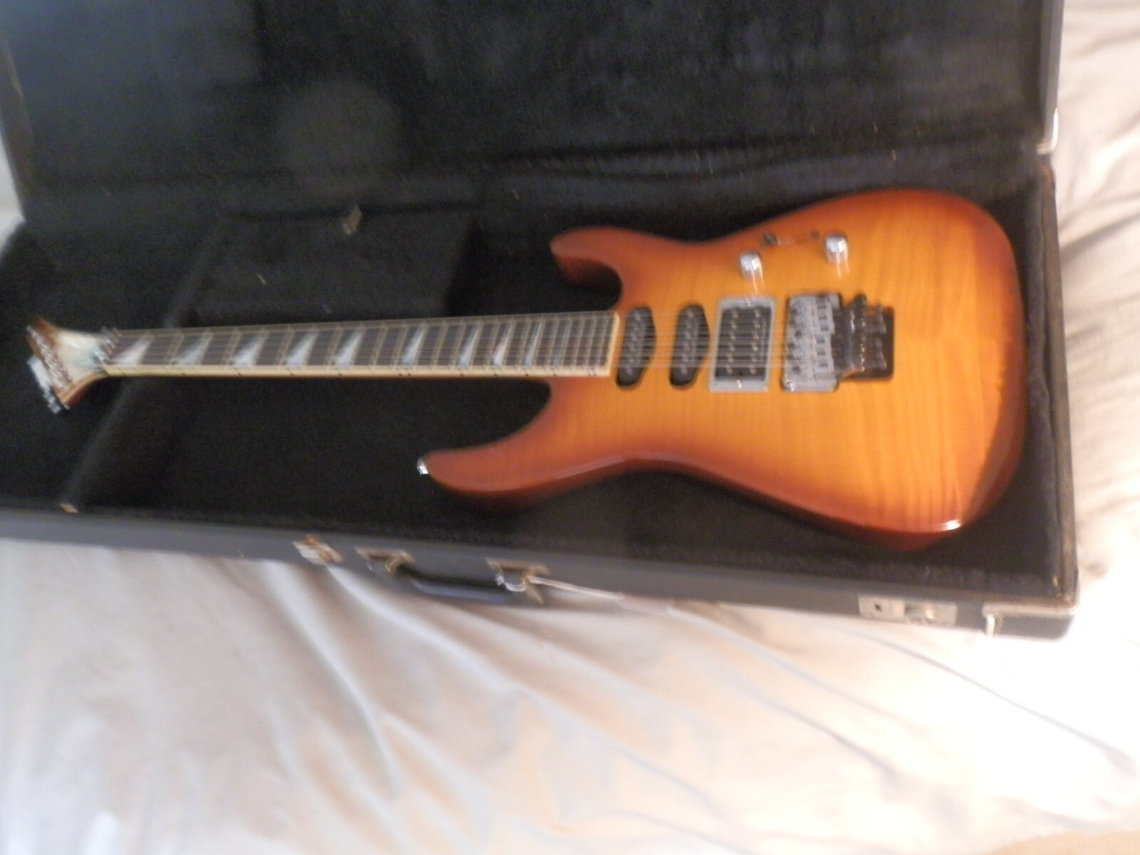 JACKSON CUSTOM SHOP USA SELECT SERIES SL-1 FLAME TOP W/OHSC DROP DEAD GORGEOUS