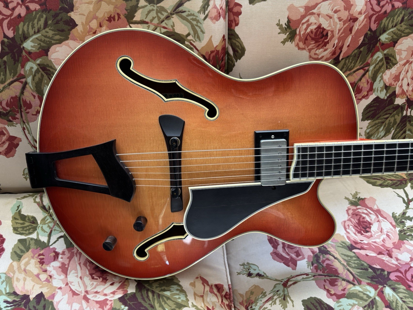 1997 Ribbecke Monterey Custom Archtop Guitar Sunburst