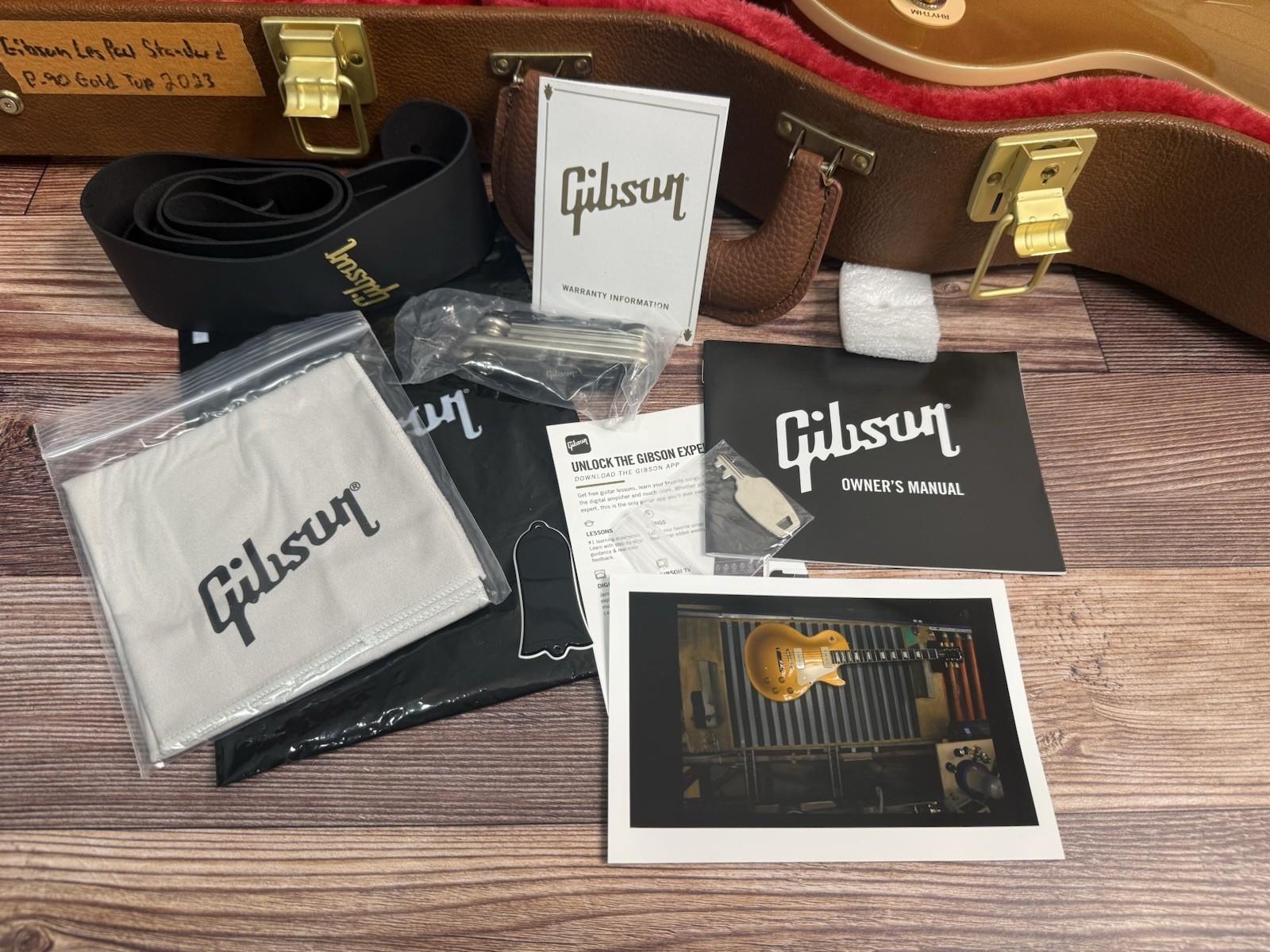Gibson Les Paul Standard 50’s P90 Guitar Top – Goldtop Plek’d