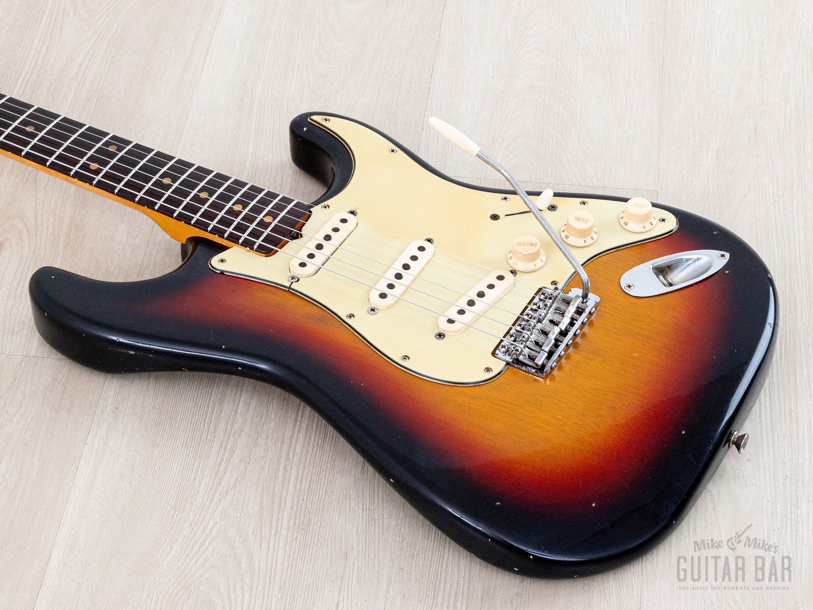 1963 Fender Stratocaster Korina Pre-CBS Vintage Guitar Sunburst w/ Case