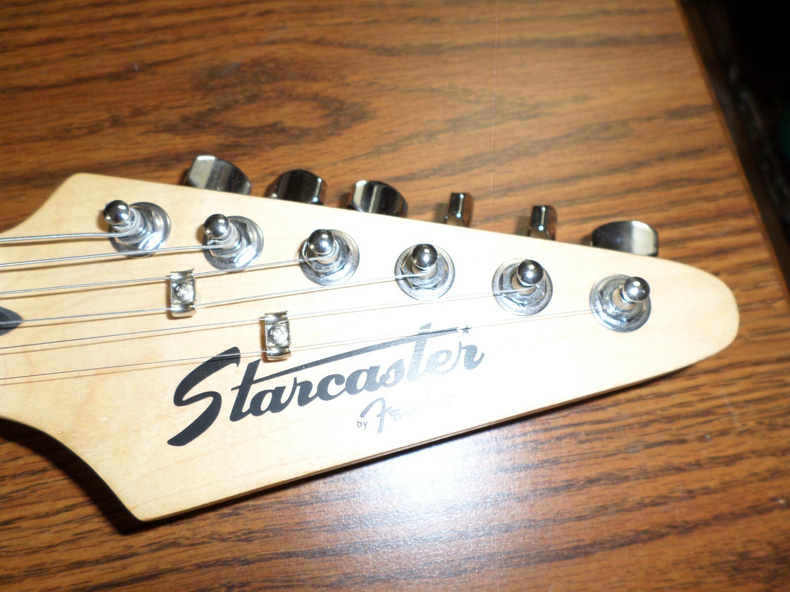 Awesome Black Fender Starcaster Electric Guitar Crafted in Indonesia