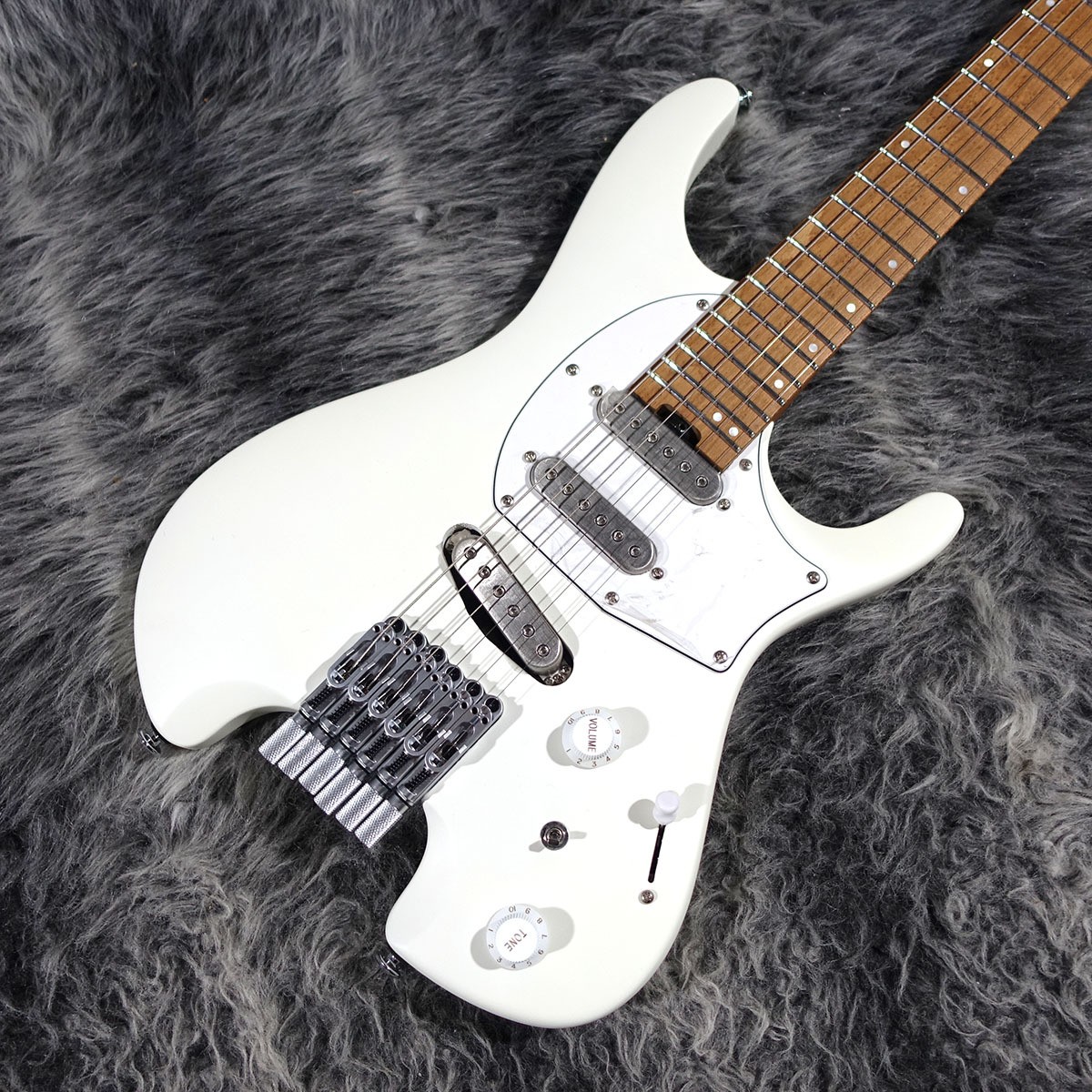 Electric Guitar Ibanez ICHI10 2021 Vintage White Matte Headless Indonesia