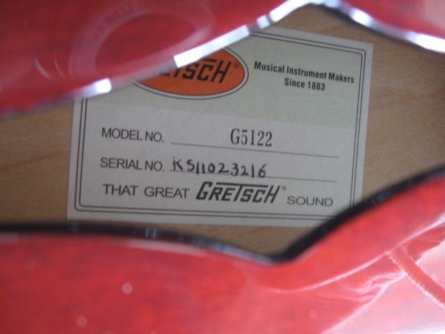 GRETSCH G5122DC DOUBLE CUTAWAY MINT BIGSBY B60 TAILPIECE W/GRETSCH-CASE 535-#13