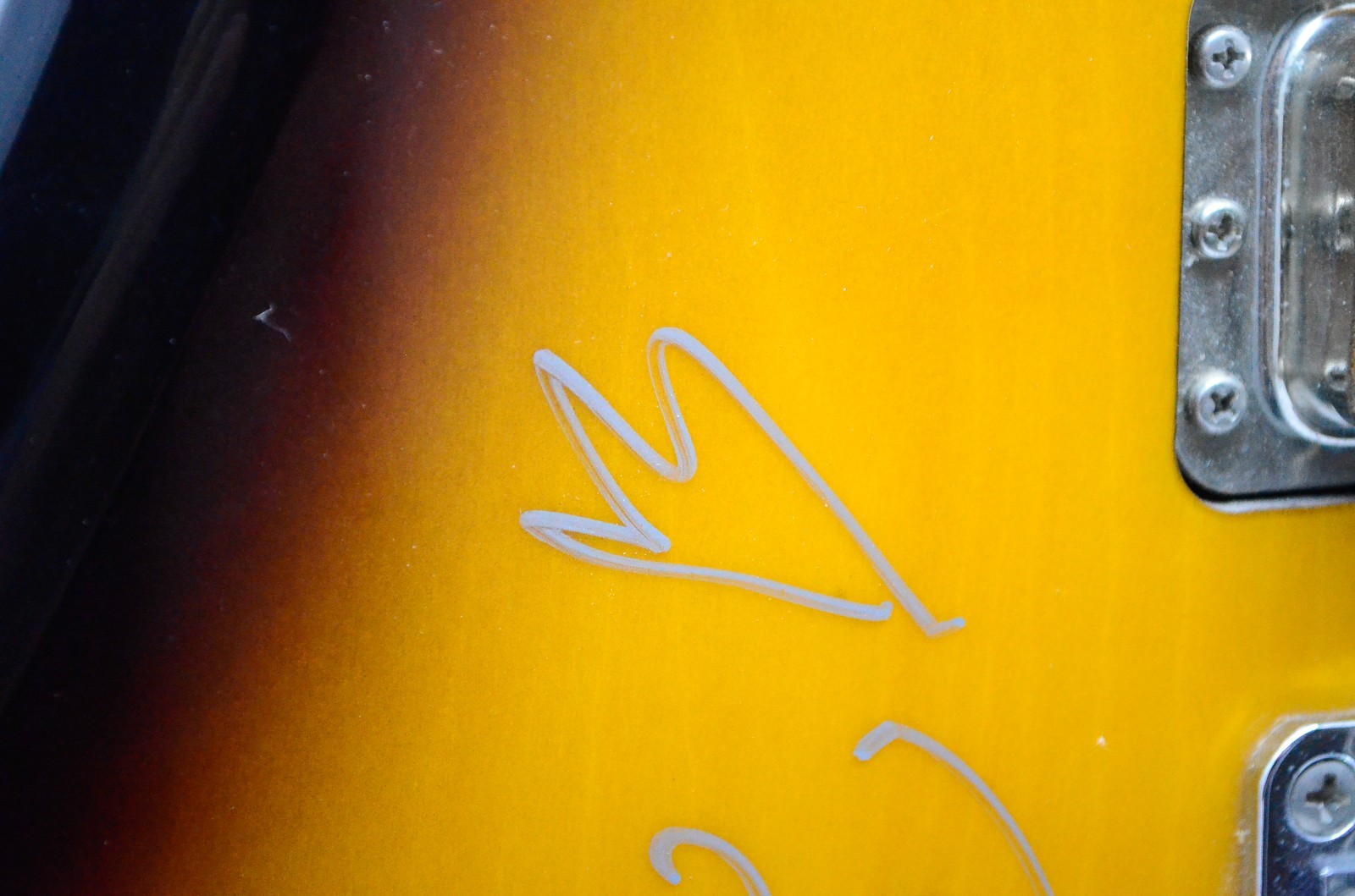 Eastwood Airline Bighorn Electric Guitar Signed by Stone Gossard of Pearl Jam