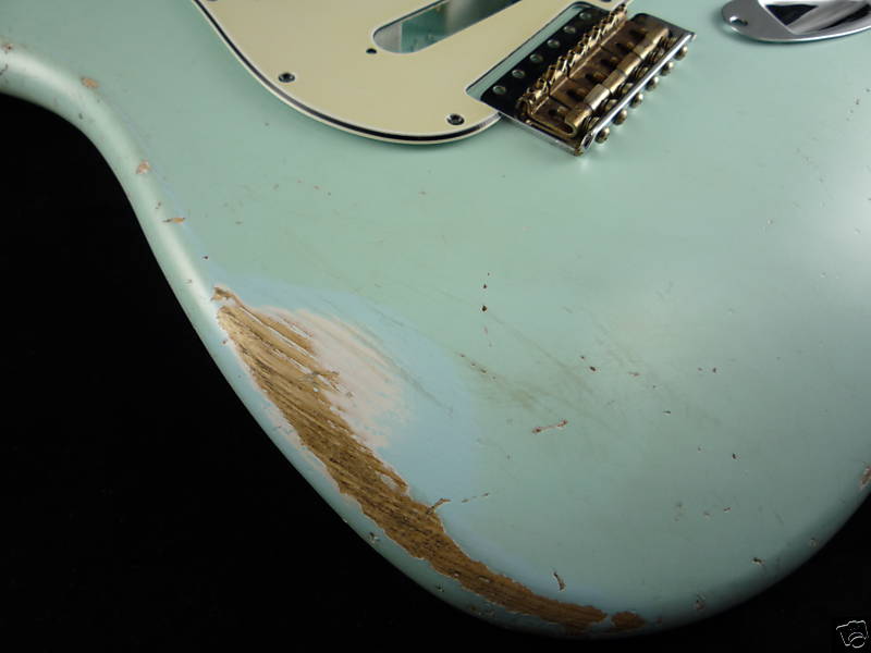 MJT Official Custom Order Vintage Aged Nitro Finish Guitar Body Mark Jenny VTS