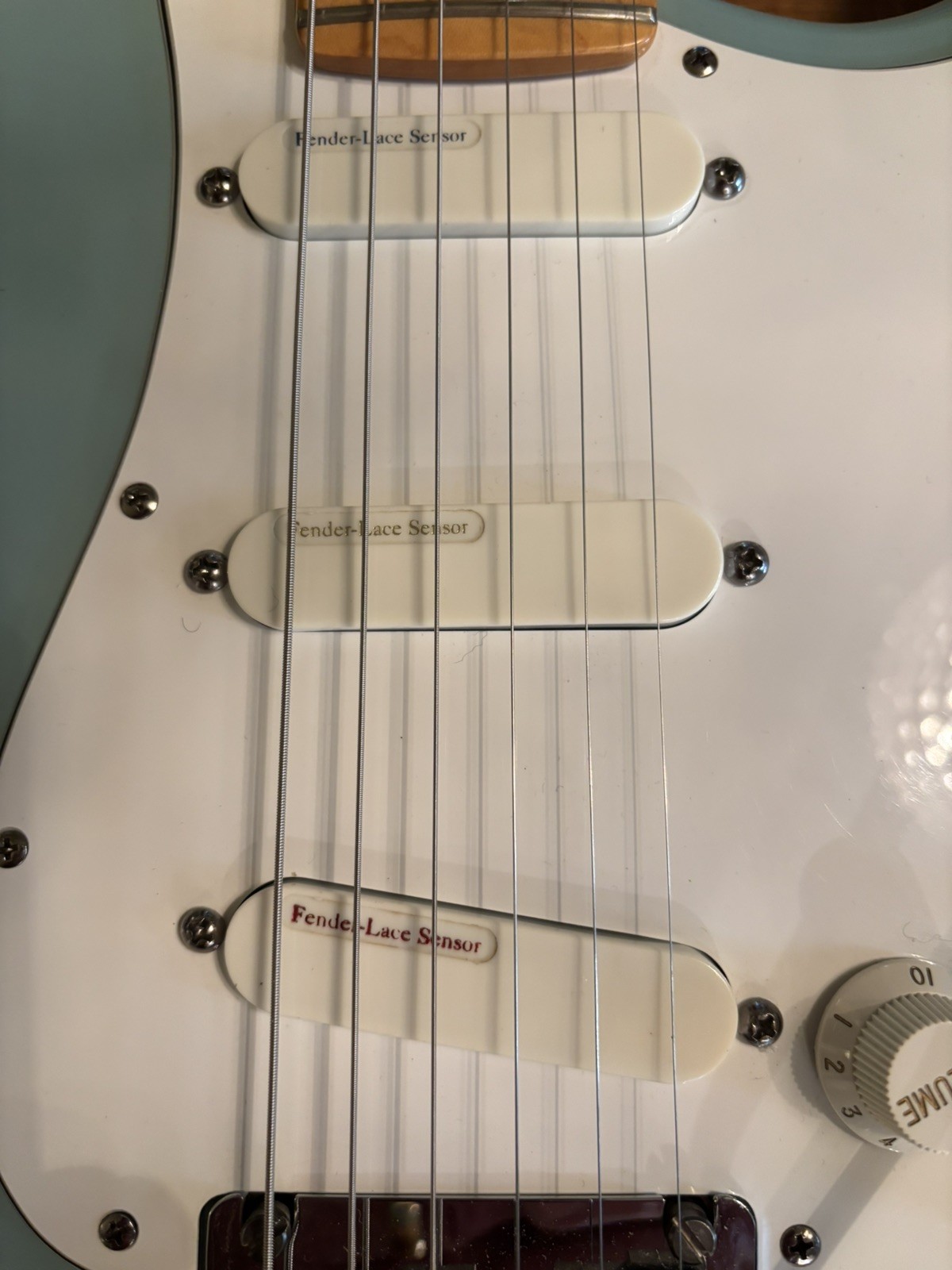 COLLECTOR GRADE 1996 50th Fender Strat Plus SONIC BLUE Lace TBX LSR Schallers
