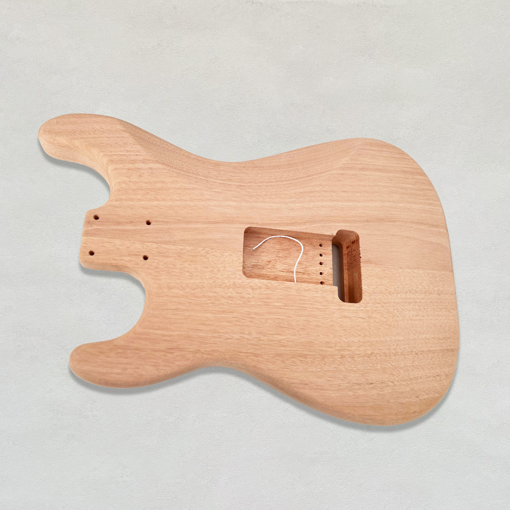 6 String ST DIY Electric Guitar Kit Mahogany Body Rosewood Fretboard Maple Neck