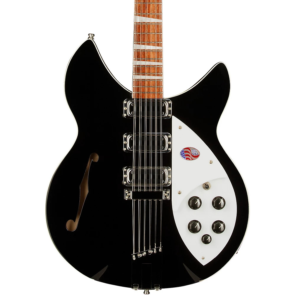 Rickenbacker 1993Plus 12String Electric Guitar Jetglo 197881488505 RF