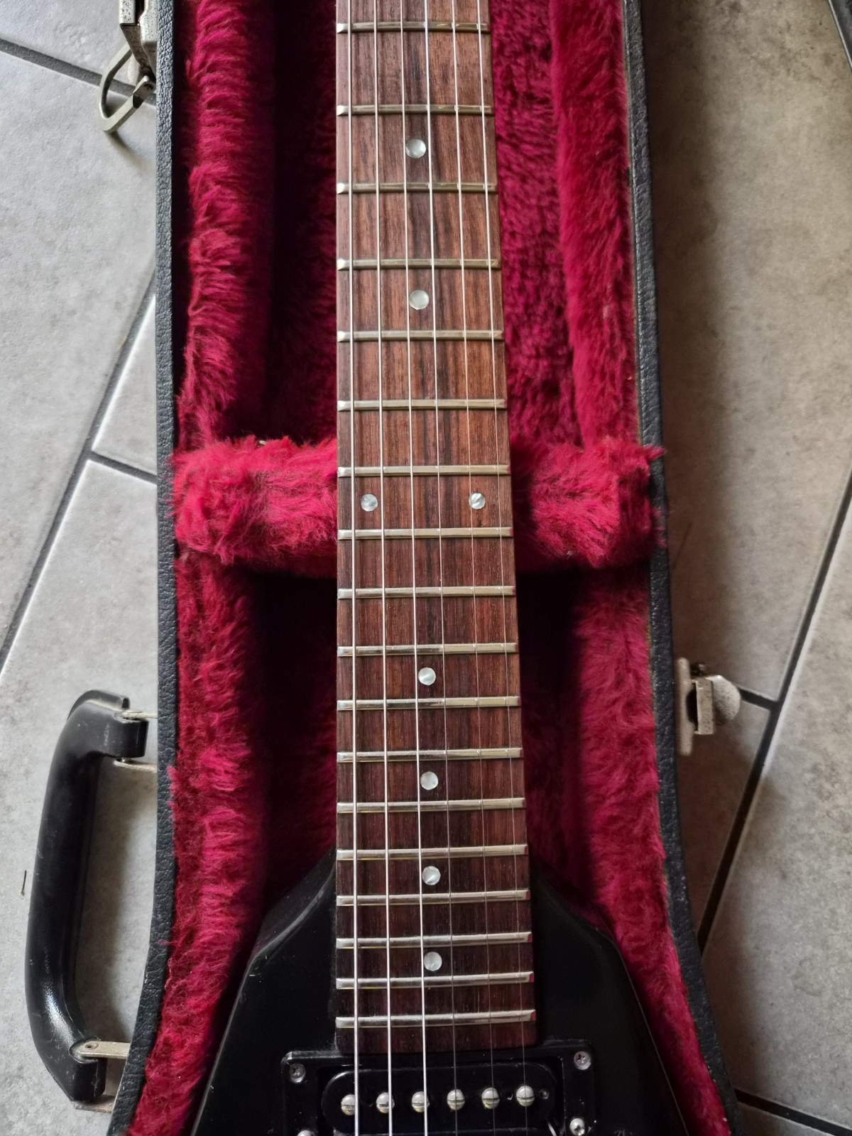 1983 Vintage Gibson Flying V Guitar Black