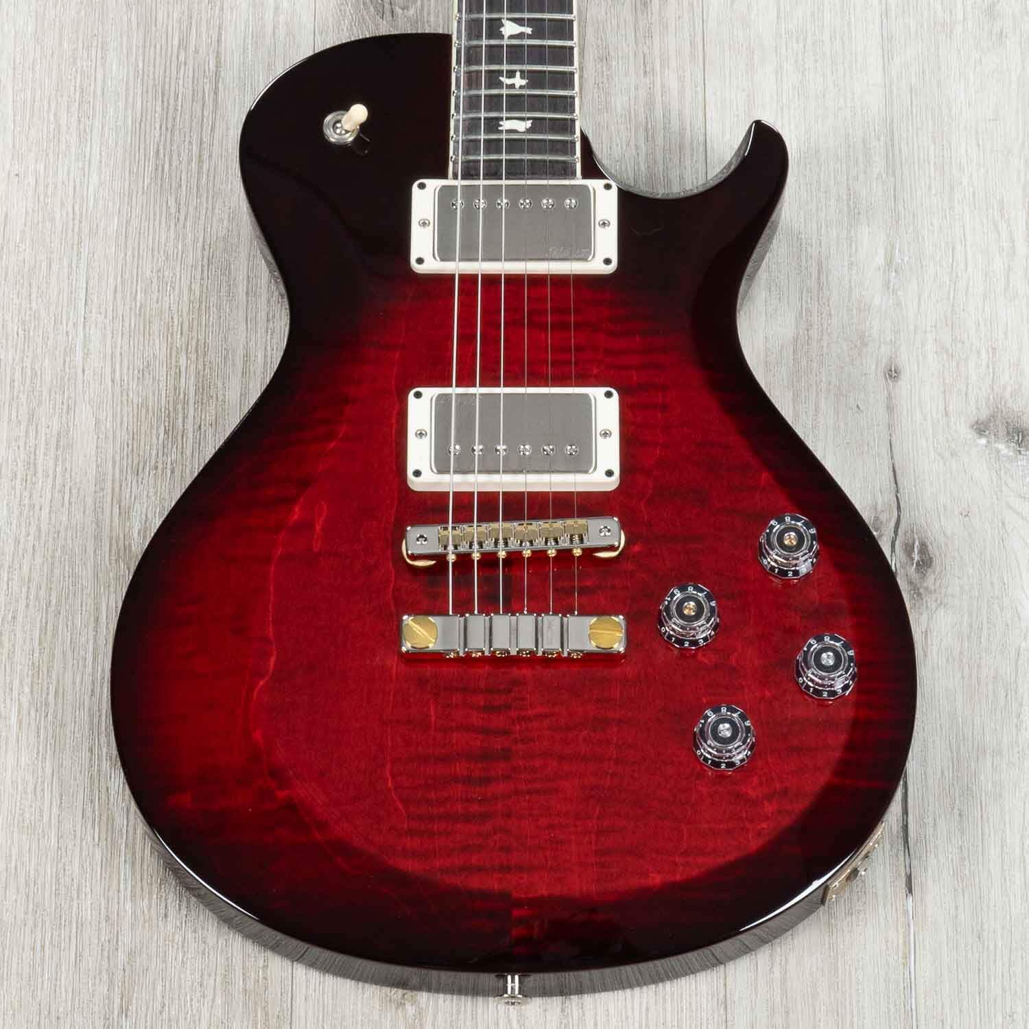 PRS Paul Reed Smith S2 McCarty 594 Singlecut Guitar, USA Pickups, Fire Red Burst