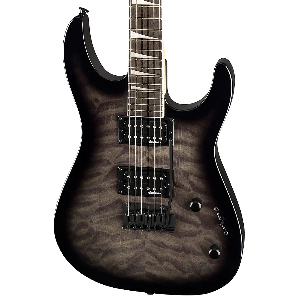 Jackson JS Series Dinky JS20 DKQ 2PT Electric Guitar Transparent Black