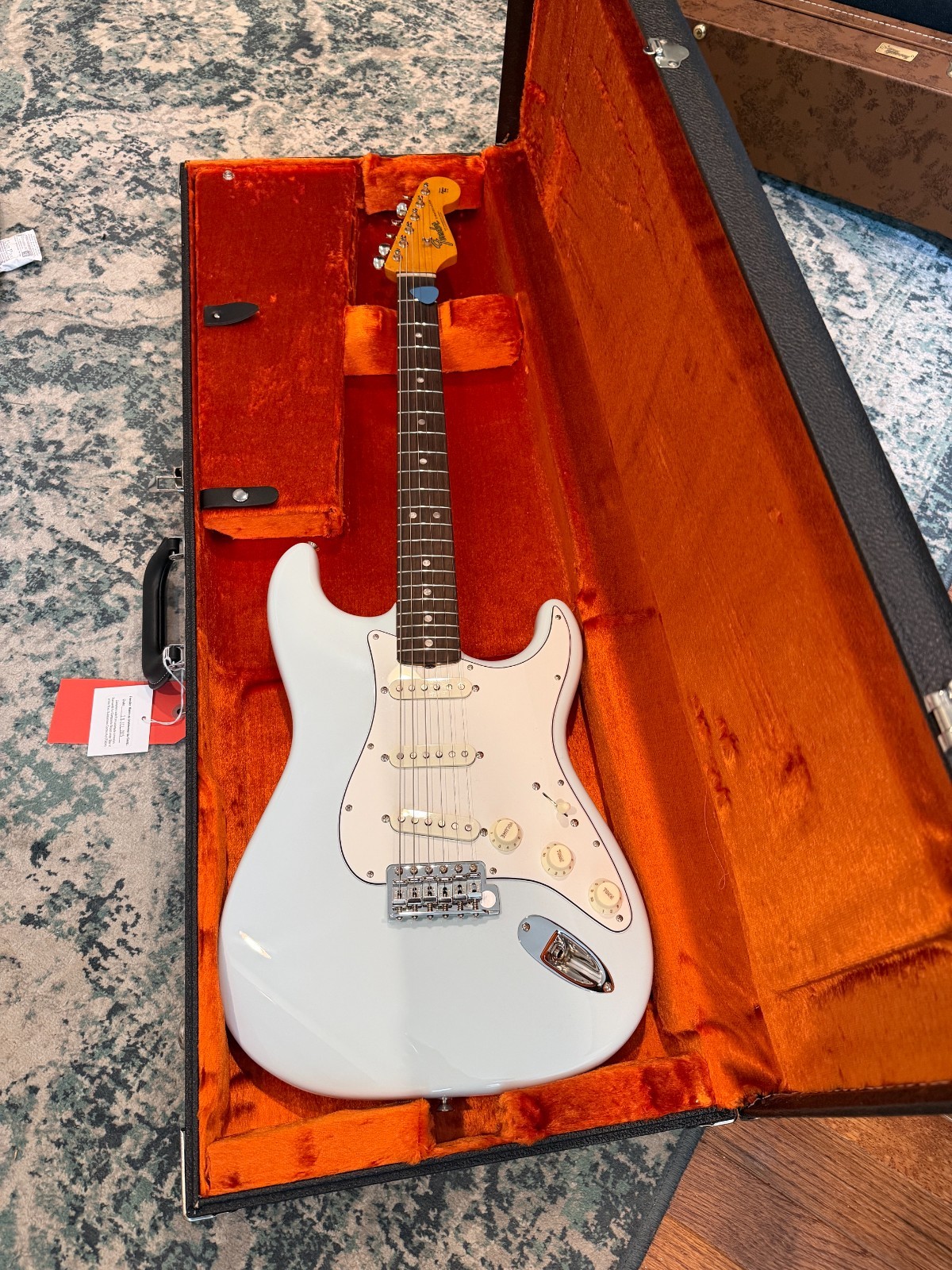 Fender American Vintage II 1965 Stratocaster RW FB Electric Guitar Sonic Blue