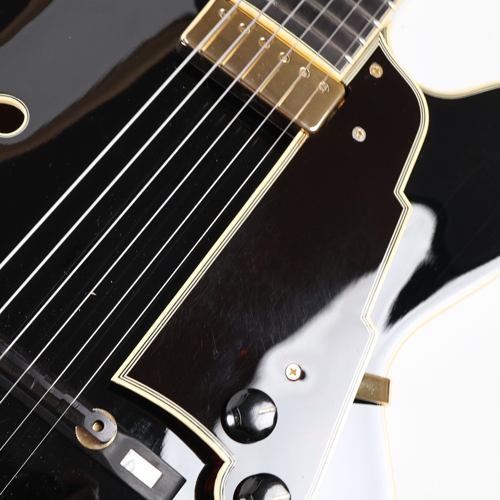 Electric Guitar D’Angelico NYS-2 BK 2001 Black Arch Top Japan with Case
