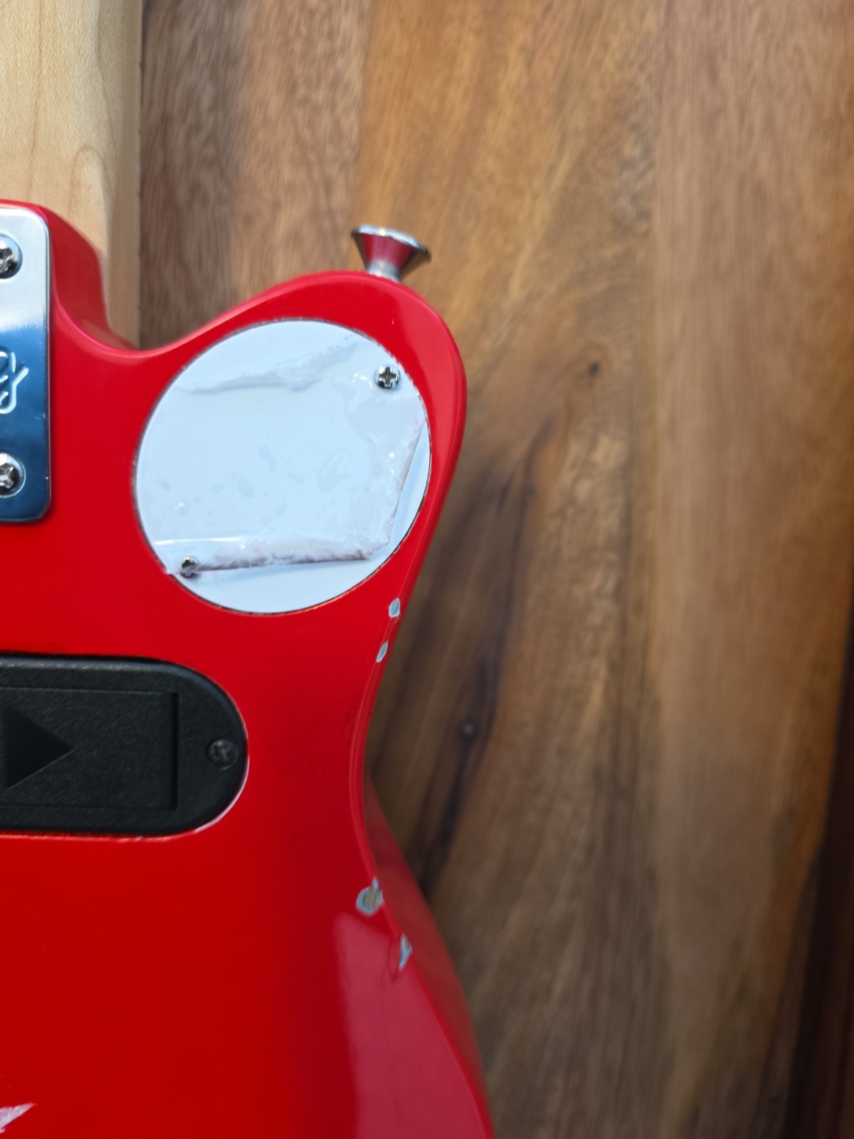 Loog Mini Electric Guitar 3-String Red, Part