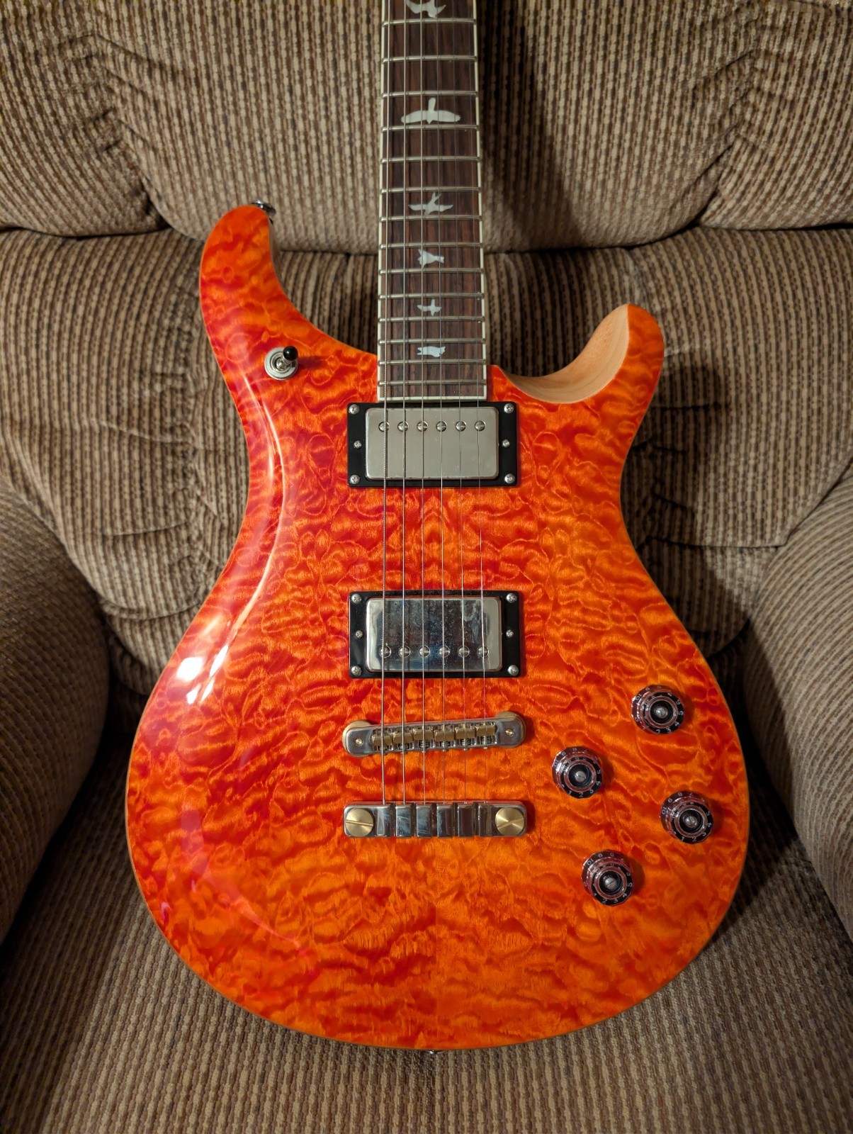 2025 PRS SE McCarty 594 Blood Orange with Gig Bag
