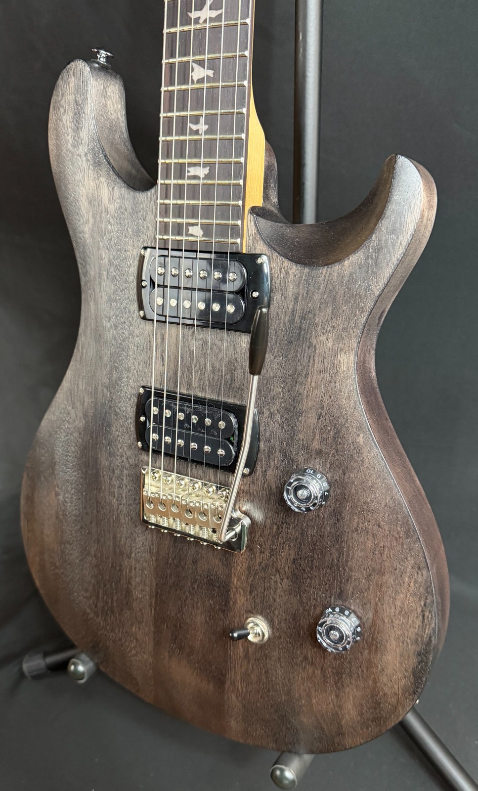 PRS SE CE 24 Standard Satin Electric Guitar Charcoal w/ Gig Bag