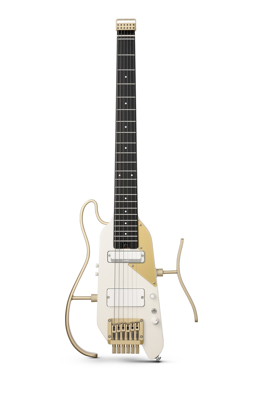 Donner HUSH X PRO Professional Electric Set Guitar Guitarra Electrica White-Luxe