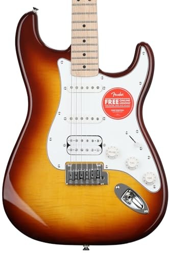 Squier Affinity Series Stratocaster FMT Electric Guitar Sienna Sunburst Maple