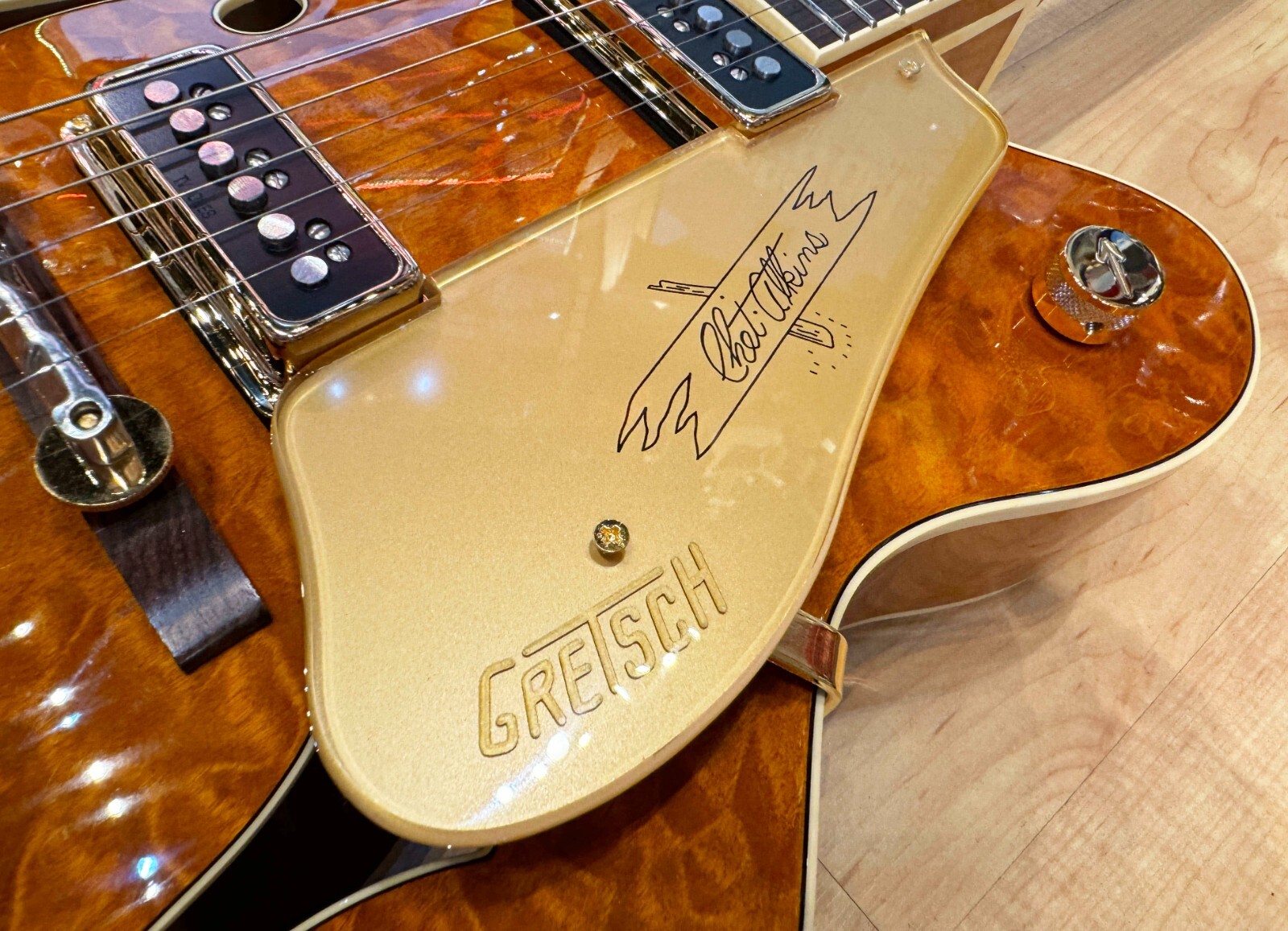 Gretsch G6120TGQM-56 Limited Edition Quilt Classic Chet Atkins Hollow Body