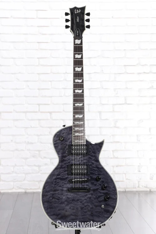 ESP LTD EC-1000 Piezo Electric Guitar – See Thru Black