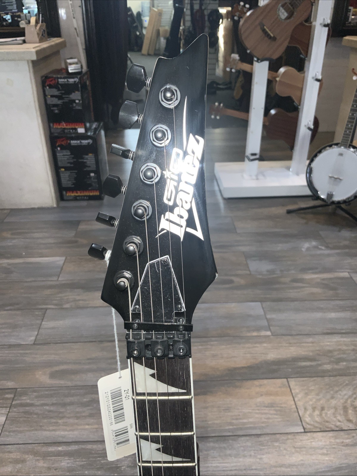 IBANEZ GRG320FA TEB ELECTRIC GUITAR Sharktooth Inlay LOCKING TREMOLO Emerald