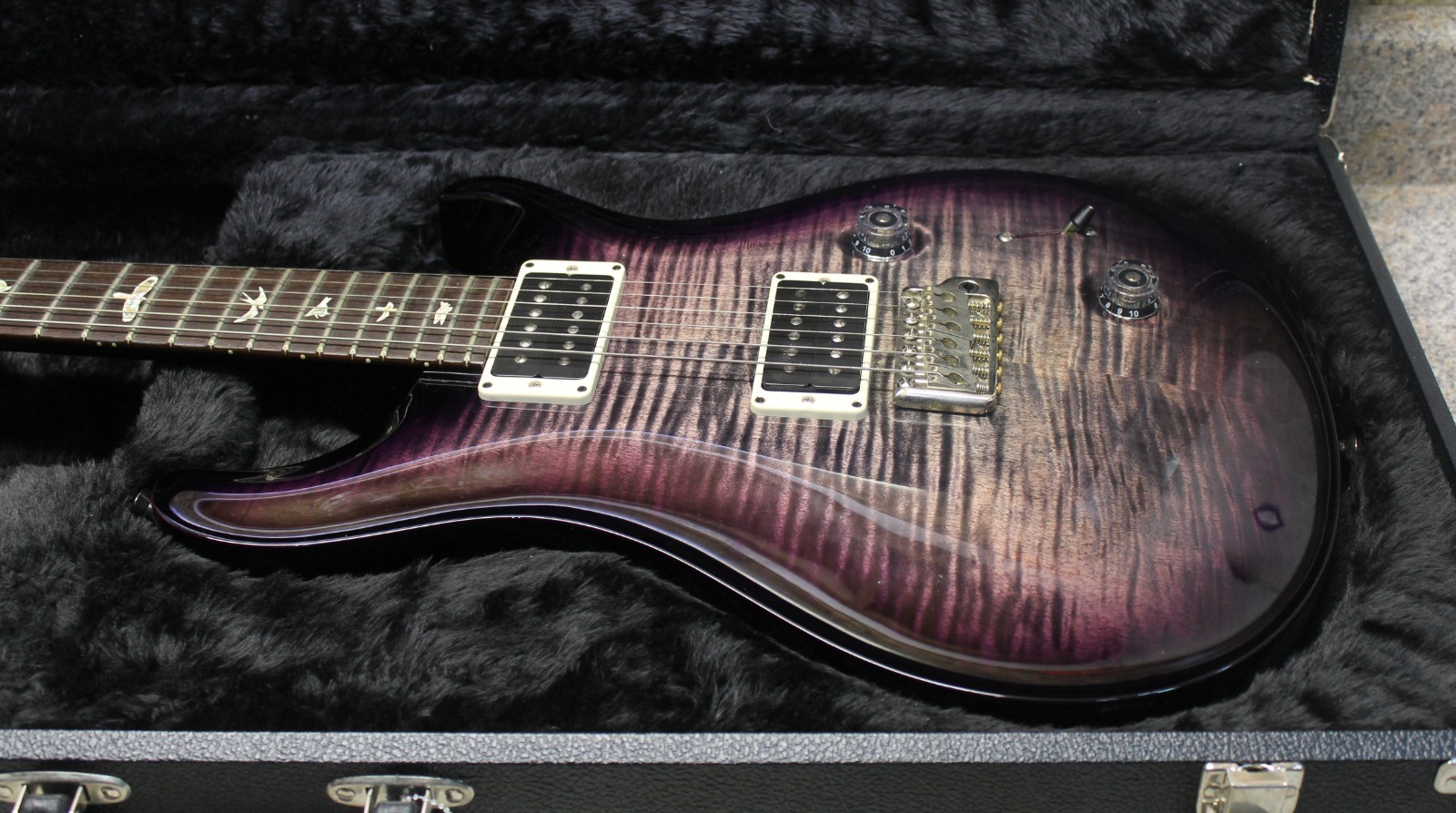 PRS Custom 22 Electric Guitar – Purple Wrap Burst