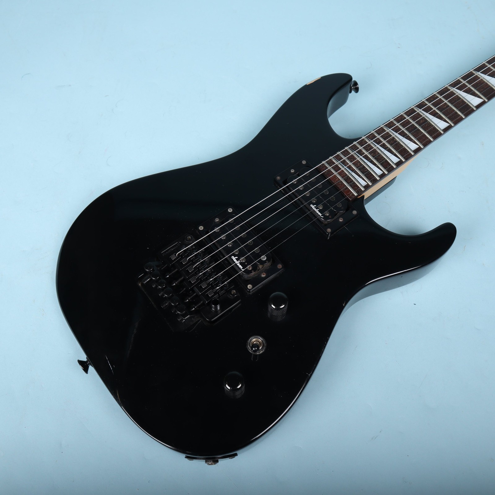 Charvel Predator Electric Guitar Black with Sharkfin Inlays 1991