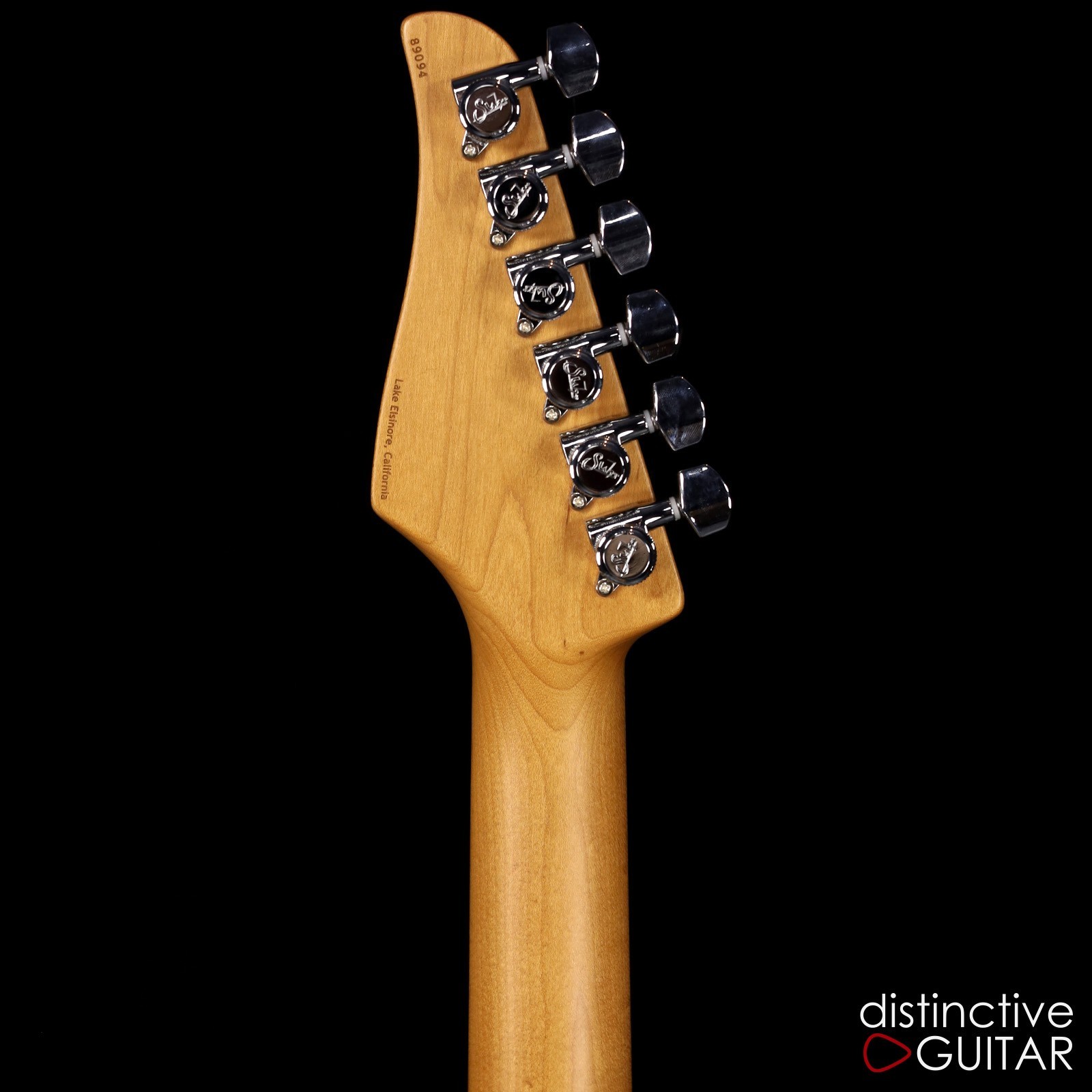 SUHR CLASSIC S CUSTOM – TRANS RED BURST FLAME TOP W/ THORNBUCKERS
