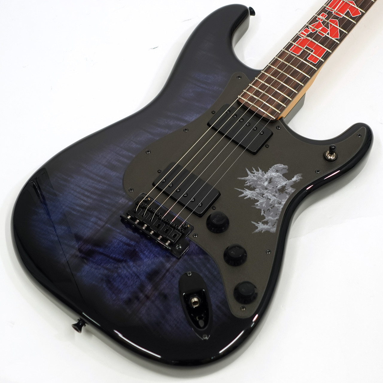 Fender Made in Japan Godzilla Stratocaster Godzilla Blue w/Hard Case New