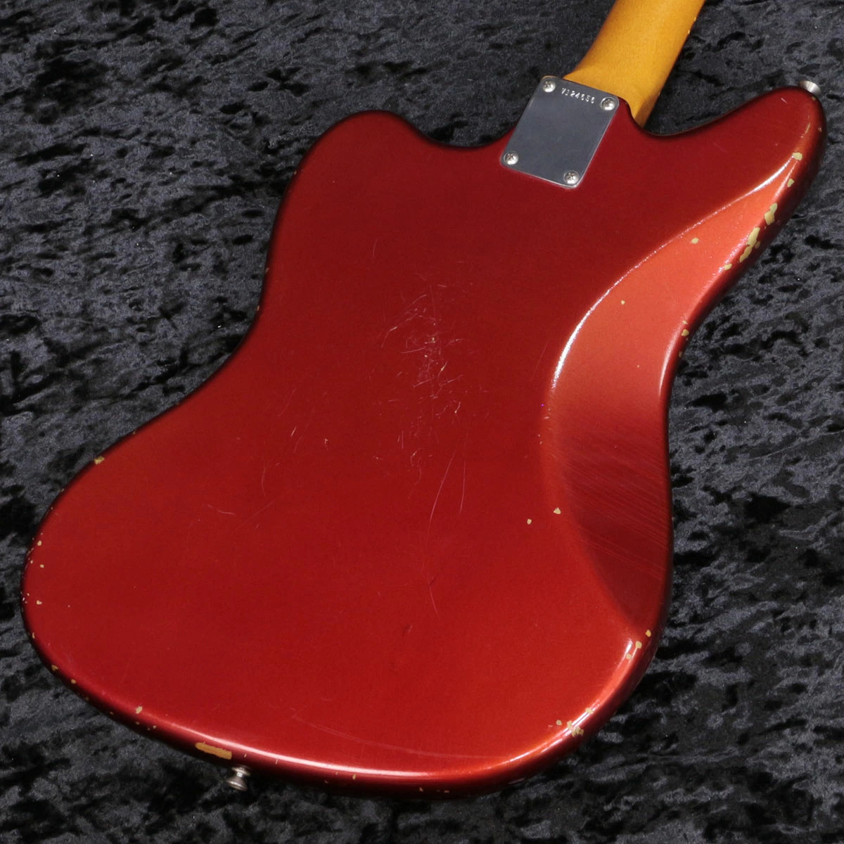 Used Fender USA American Vintage 62 Jaguar Candy Apple Electric Guitar Red