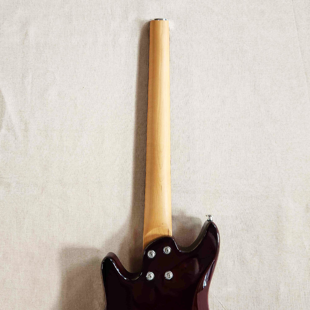 Headless Electric Guitar Rosewood FB Maple Neck In Sunburst Humbucker Pickup