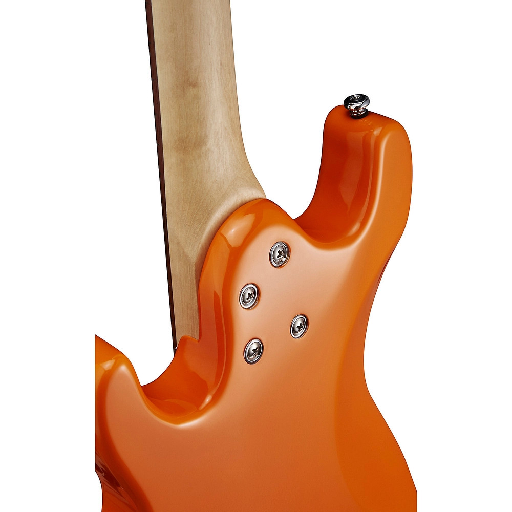 Mitchell TD100 ShortScale Electric Guitar Orange 3Ply White Pickguard