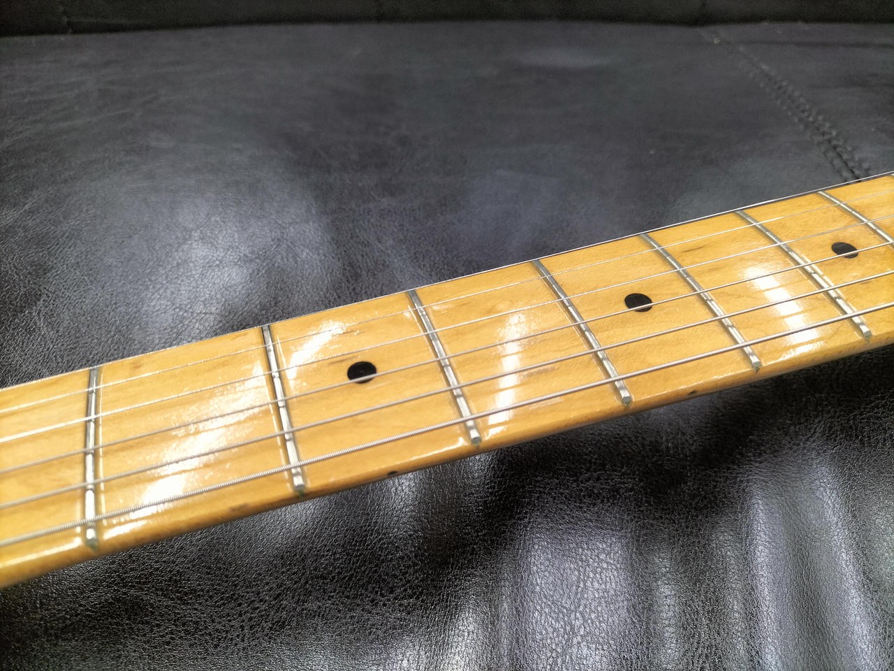 Greco SE600 Stratocaster Electric Guitar Natural Maple Soft Case Preowned Japan
