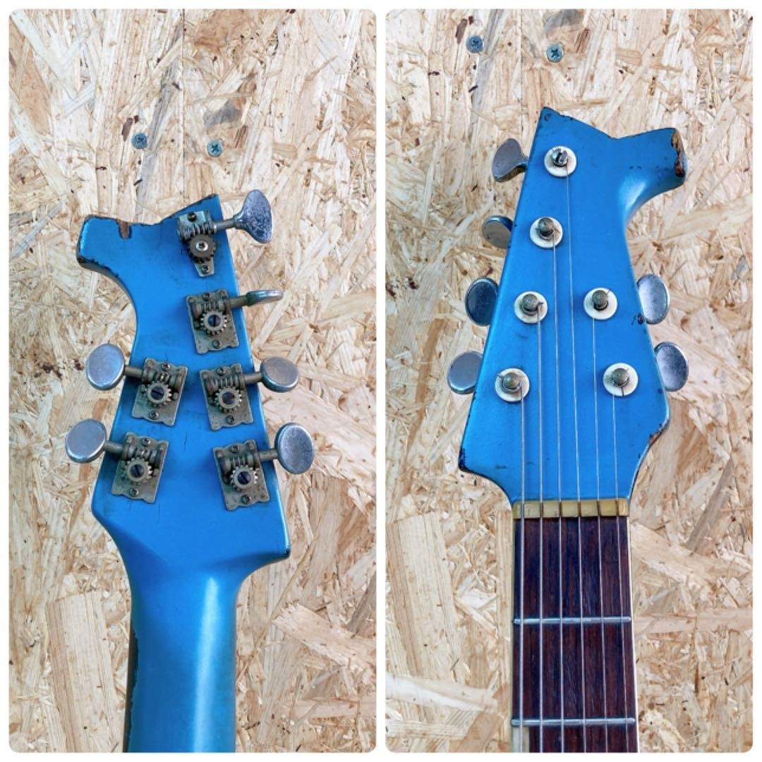 Teisco TG-64 Vintage Bizarre Electric Guitar | 1960s Japan MIJ, Tested,