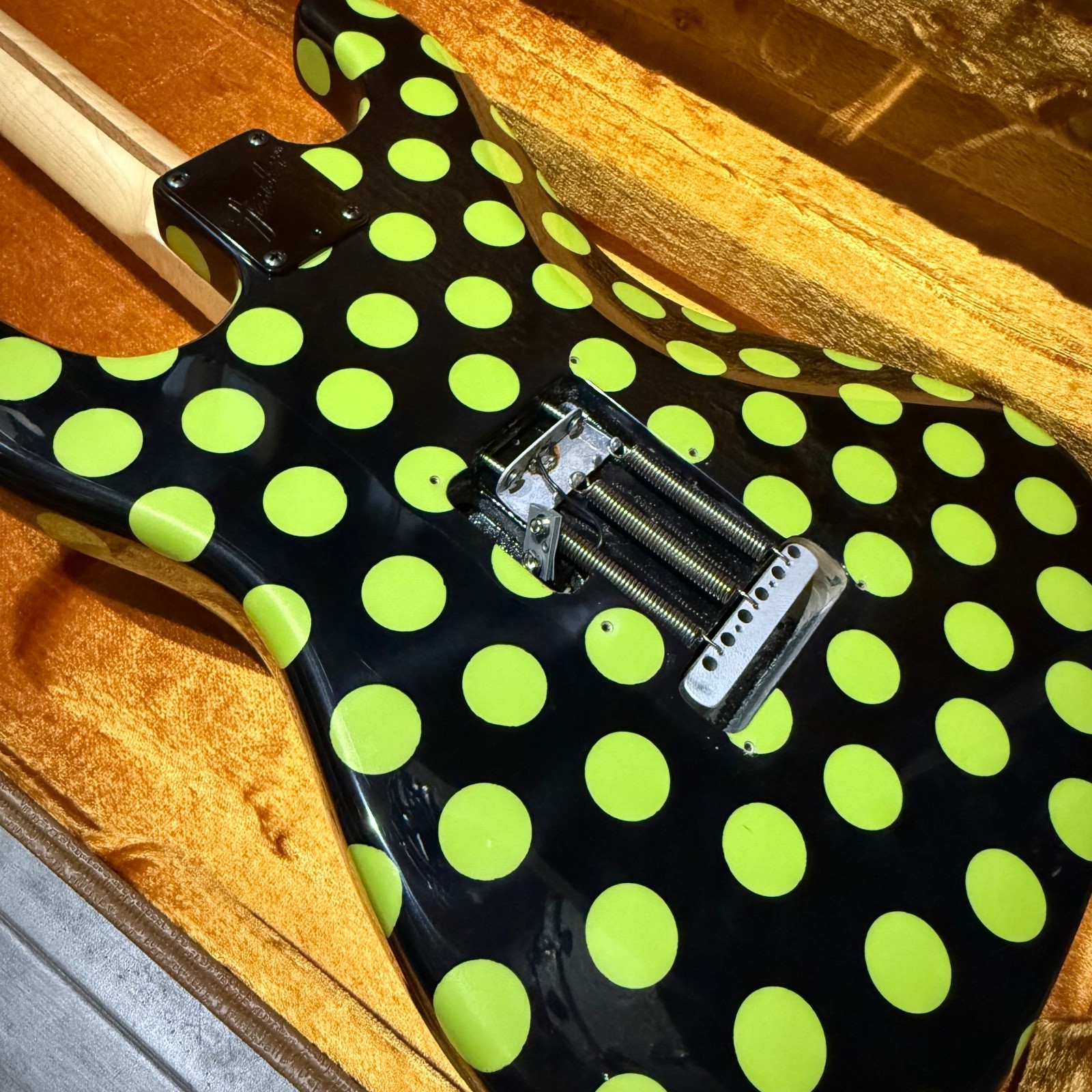 1997 Buddy Guy 1 of 1 Prototype Stratocaster Black/Green Polka Dot