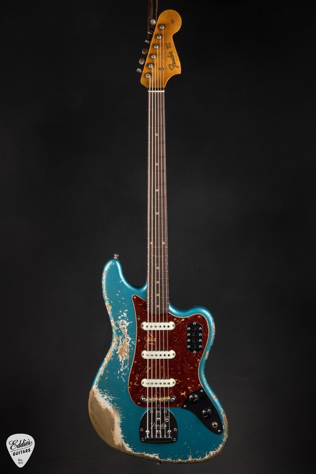 Fender Custom Shop 1962 Bass VI Super Heavy Relic – Super Faded Ocean Turquoise/