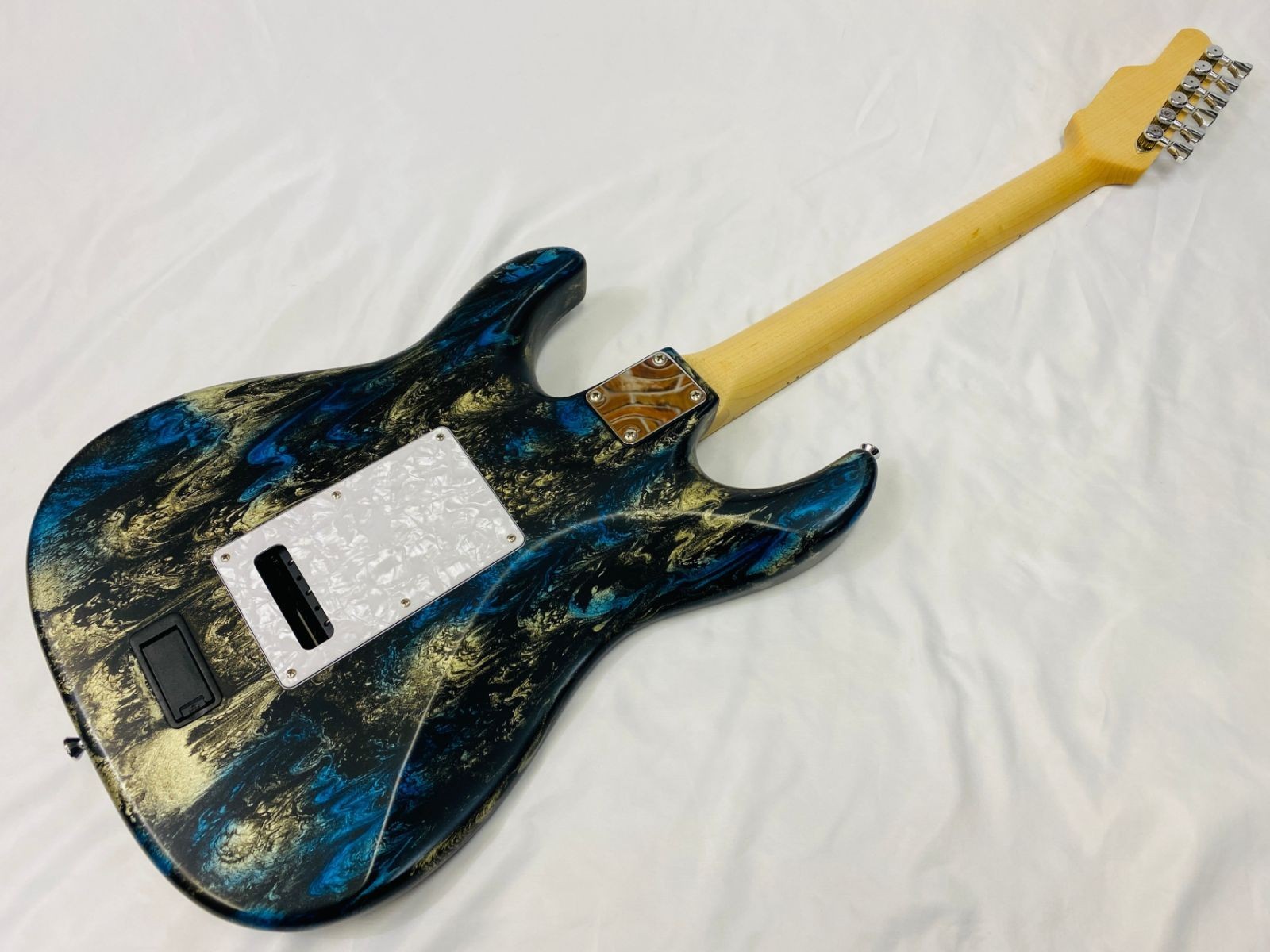 JAMES TYLER GUITARS STUDIO ELITE HD BLACK AND BLUE SHMEAR SWAMP ASH Neck