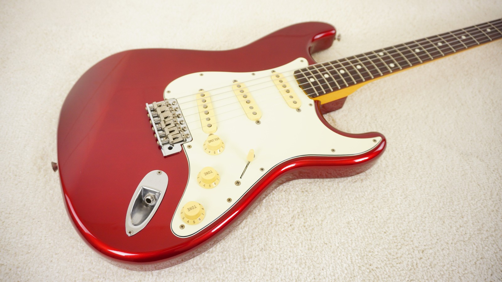 Fender Japan ST-62 Stratocaster Candy Apple Red Matching Headstock 2002–2004